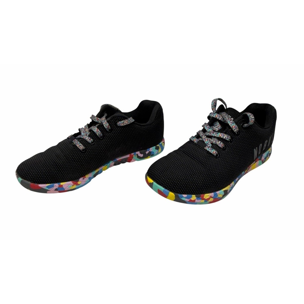 NOBULL Black Multicolor Outwork Trainer Shoes - Men's Size 7, Women's Size 8.5 - Picture 5 of 12
